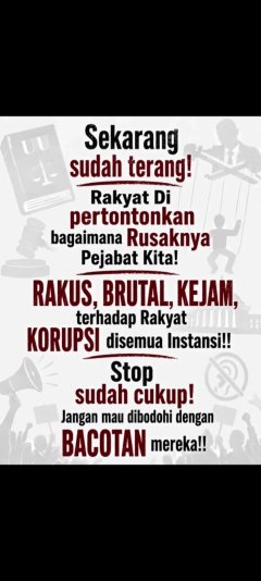 Makna dan Pengertian Pesan dalam Poster: Kritik terhadap Korupsi dan Krisis Moral Pejabat